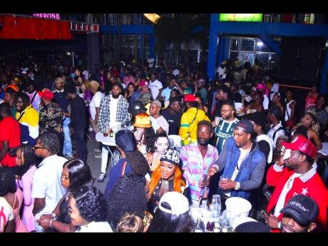 A section of the crowd at Father Witty birthday celebrations.