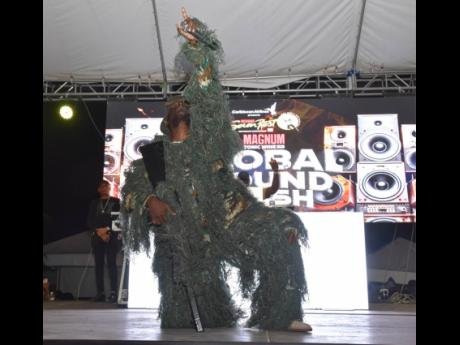 Dressed in camouflage for his performance, Dynamq, the 2023 Reggae Sumfest Global Sound Clash champion, fell short in the third round but remains positive and hopes to return next year for another shot at the title.