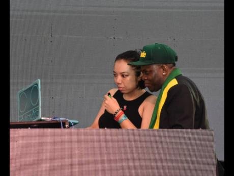 Notorious International’s Little Shabba and his wife, Bad Gal Marie, in their element during the Global Sound Clash.