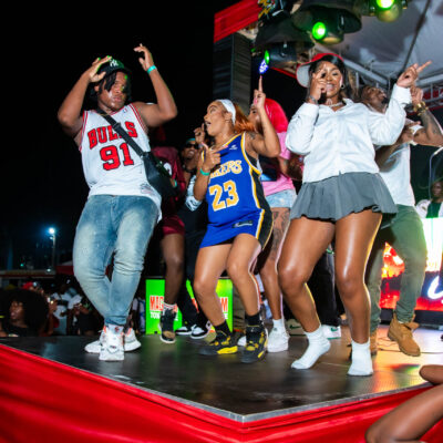 Partygoers enjoying Magnum Carousing event during Dancehall Week 2026